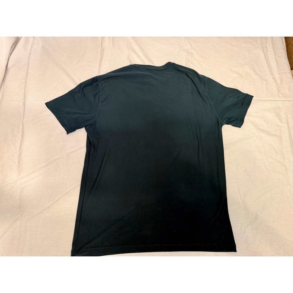 Vuori Strato Tech Tee Mens Medium Dark Green Charcoal Performance T-Shirt V126 - Picture 3 of 6